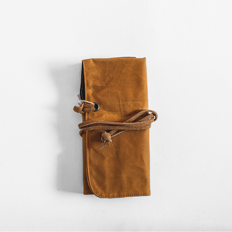 Barrie Waxed Canvas Watch Roll