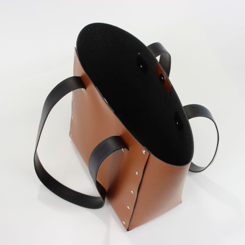 Modern Day Recycled Leather Tote Bag